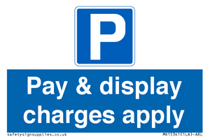 Pay & display charges apply